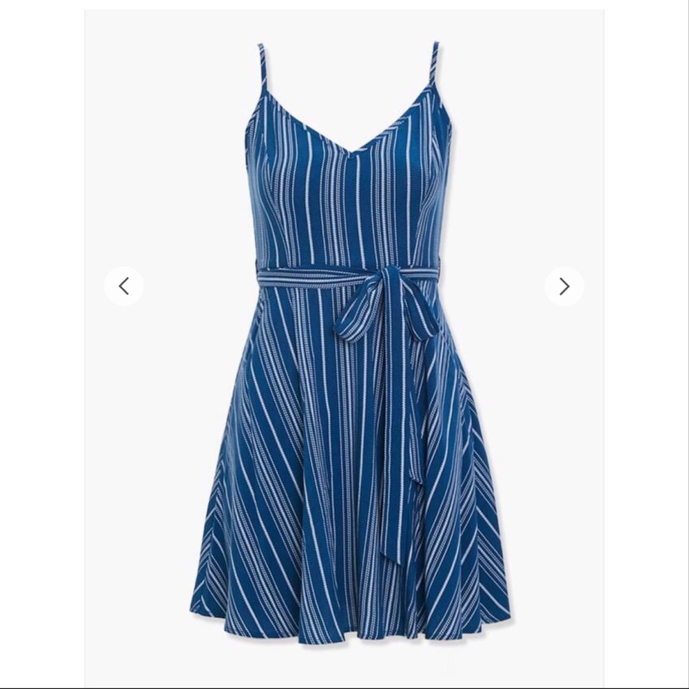 Blue Striped Dress